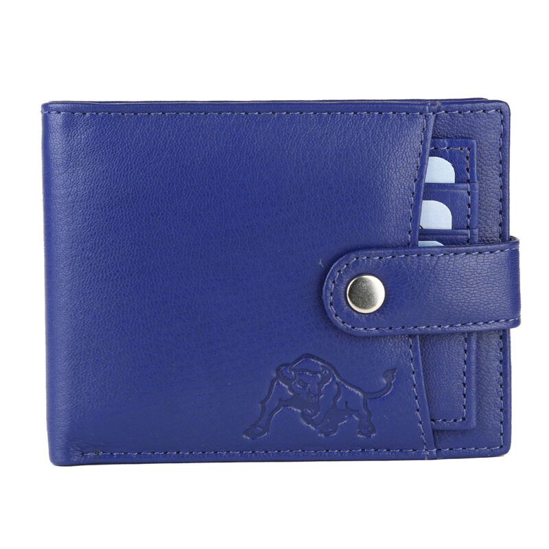 Royal Blue Button Closure